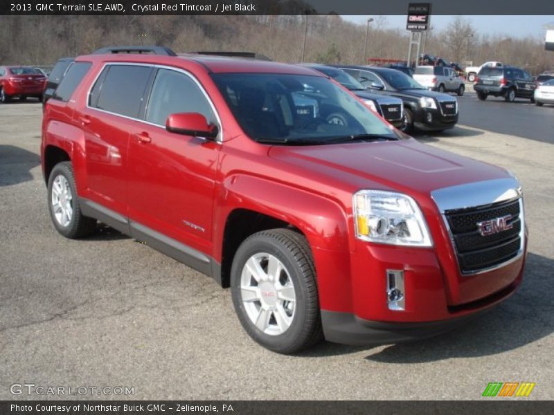 Crystal Red Tintcoat / Jet Black 2013 GMC Terrain SLE AWD