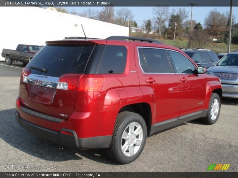 Crystal Red Tintcoat / Jet Black 2013 GMC Terrain SLE AWD