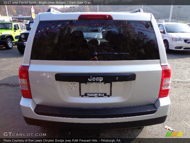 Bright Silver Metallic / Dark Slate Gray 2013 Jeep Patriot Sport