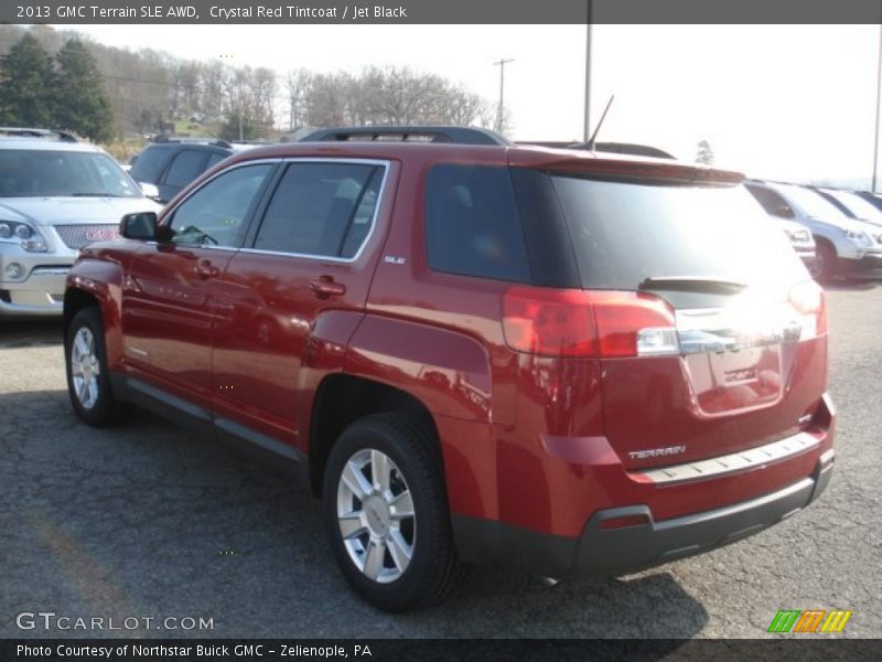 Crystal Red Tintcoat / Jet Black 2013 GMC Terrain SLE AWD