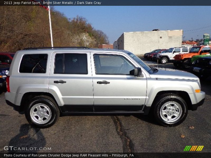Bright Silver Metallic / Dark Slate Gray 2013 Jeep Patriot Sport