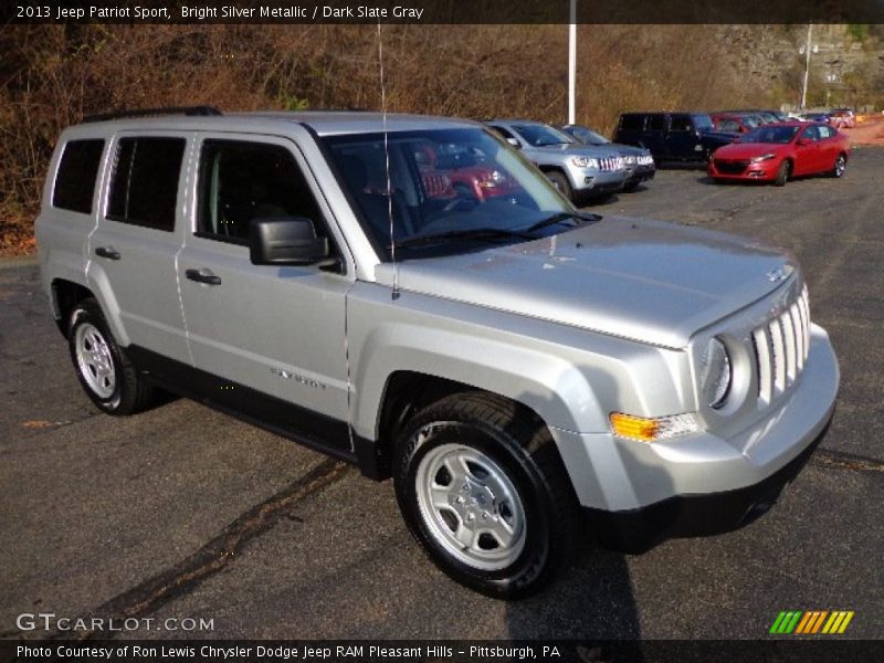 Bright Silver Metallic / Dark Slate Gray 2013 Jeep Patriot Sport