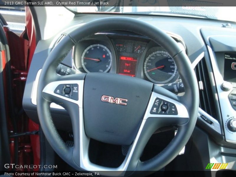 Crystal Red Tintcoat / Jet Black 2013 GMC Terrain SLE AWD