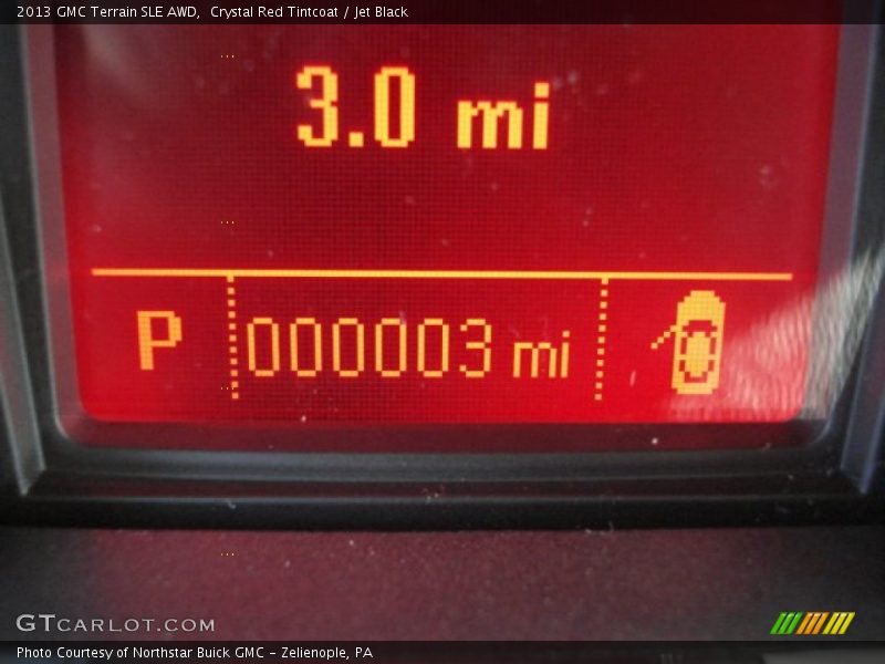 Crystal Red Tintcoat / Jet Black 2013 GMC Terrain SLE AWD