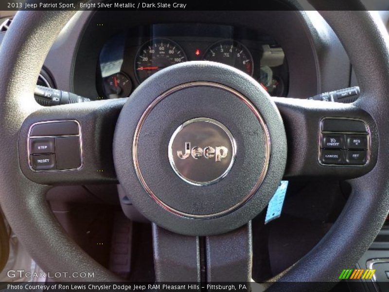 Bright Silver Metallic / Dark Slate Gray 2013 Jeep Patriot Sport