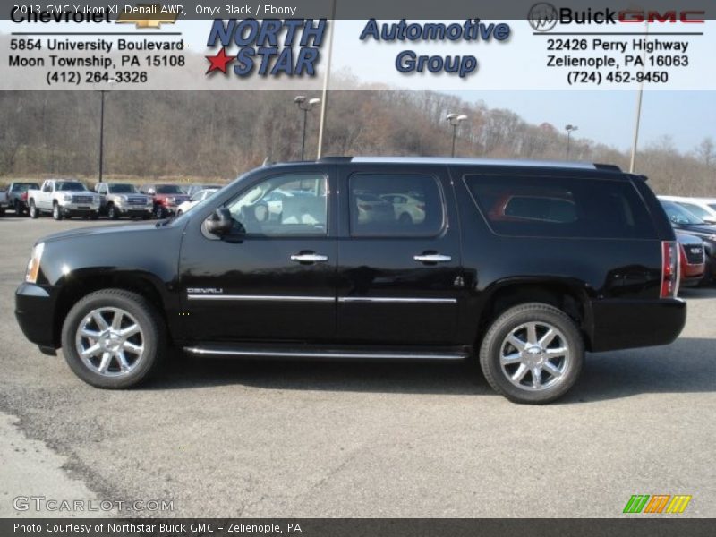 Onyx Black / Ebony 2013 GMC Yukon XL Denali AWD
