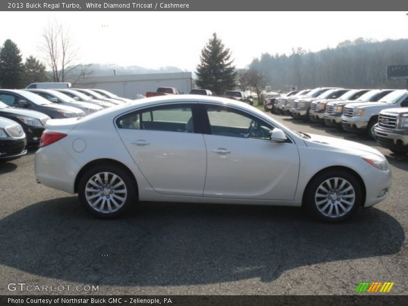 White Diamond Tricoat / Cashmere 2013 Buick Regal Turbo