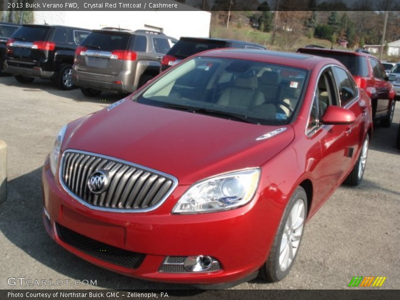 Crystal Red Tintcoat / Cashmere 2013 Buick Verano FWD
