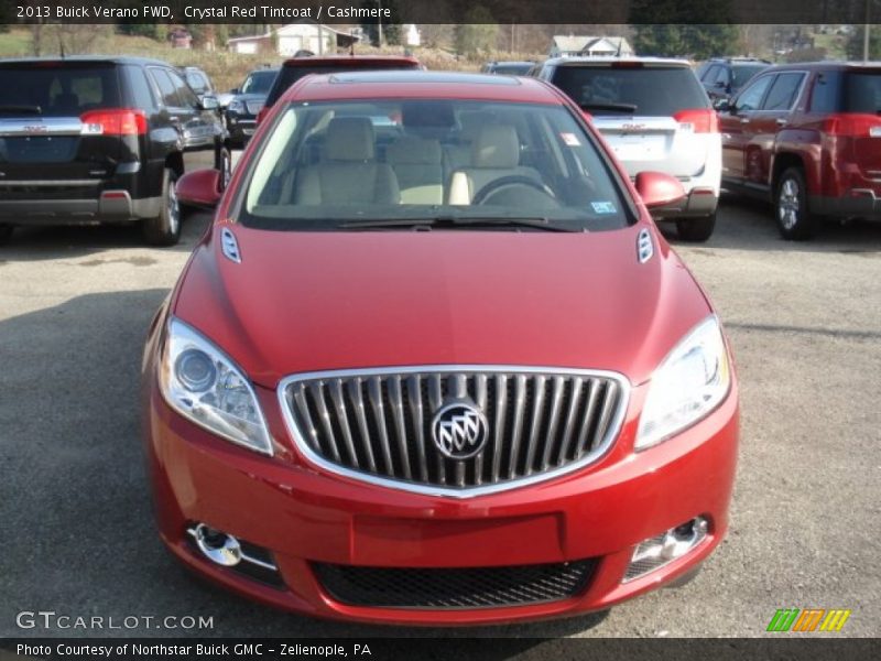 Crystal Red Tintcoat / Cashmere 2013 Buick Verano FWD