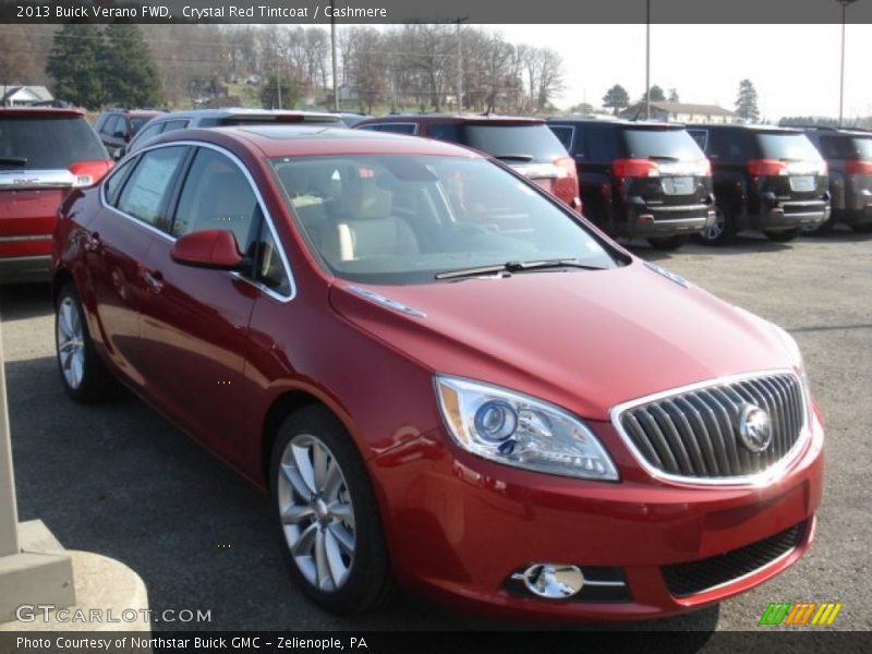Crystal Red Tintcoat / Cashmere 2013 Buick Verano FWD