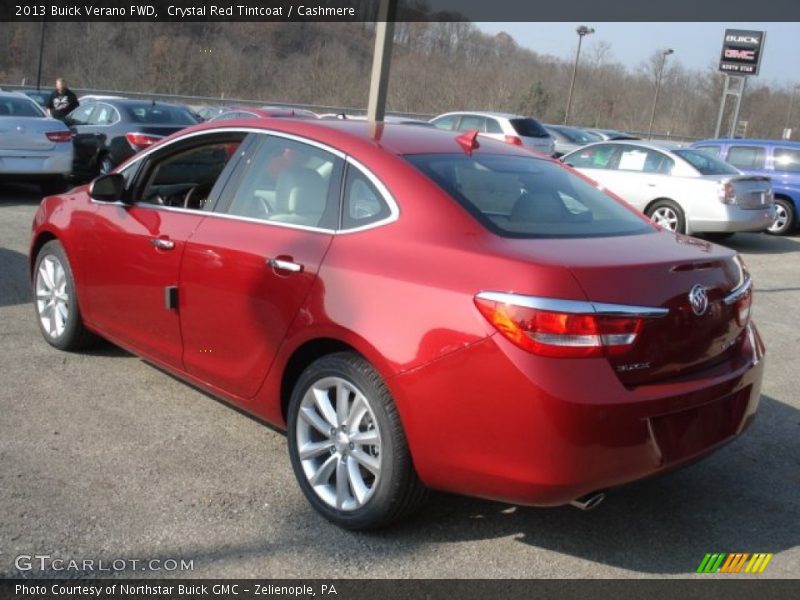 Crystal Red Tintcoat / Cashmere 2013 Buick Verano FWD