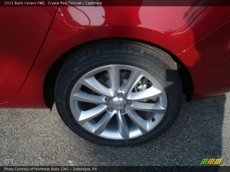 Crystal Red Tintcoat / Cashmere 2013 Buick Verano FWD