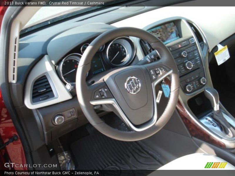 Crystal Red Tintcoat / Cashmere 2013 Buick Verano FWD