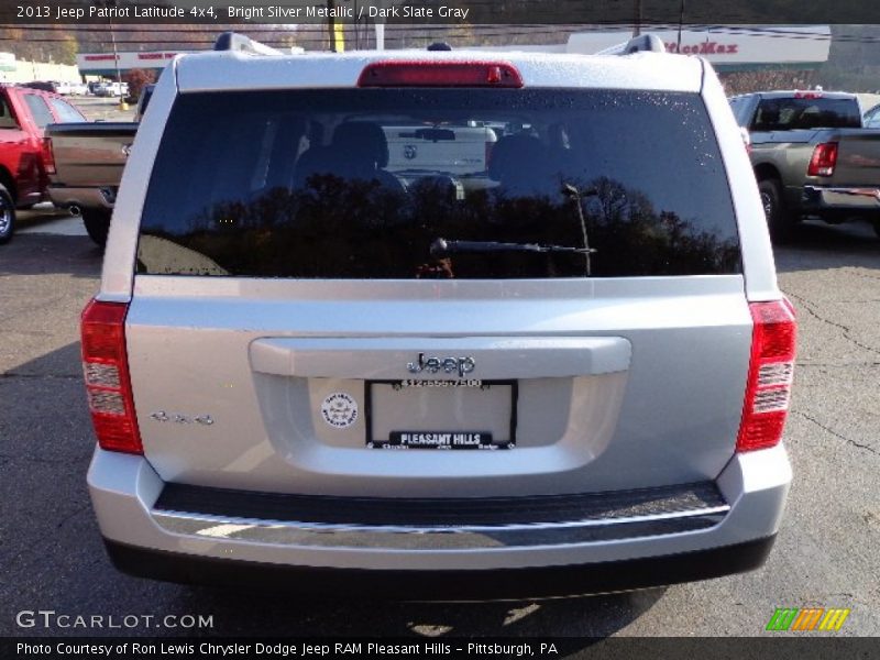 Bright Silver Metallic / Dark Slate Gray 2013 Jeep Patriot Latitude 4x4