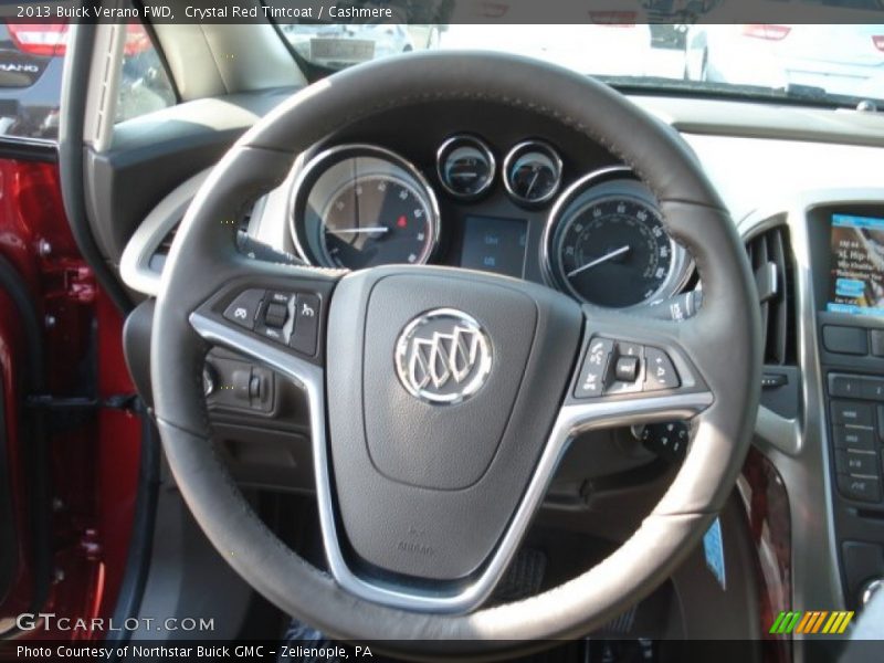 Crystal Red Tintcoat / Cashmere 2013 Buick Verano FWD