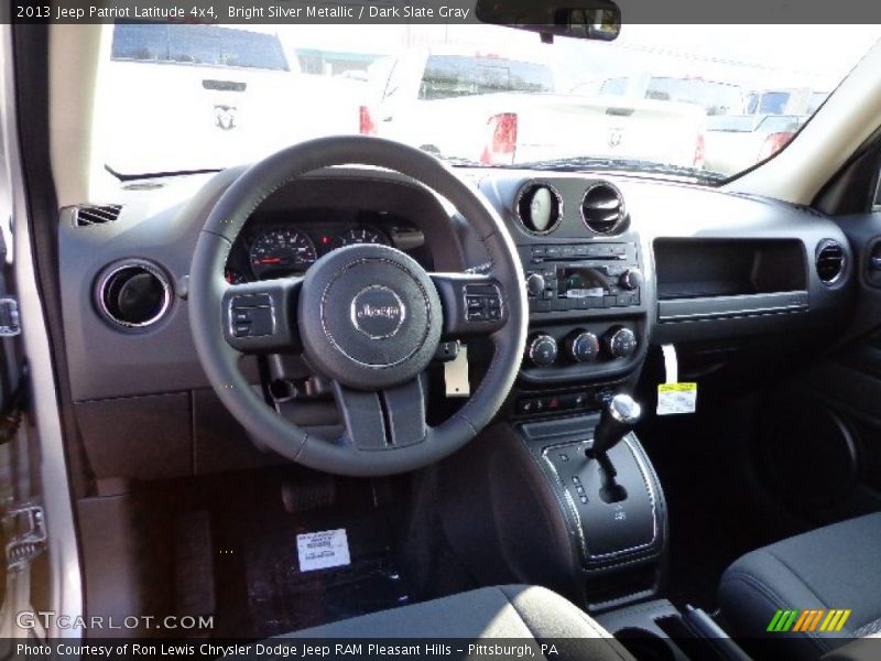 Bright Silver Metallic / Dark Slate Gray 2013 Jeep Patriot Latitude 4x4