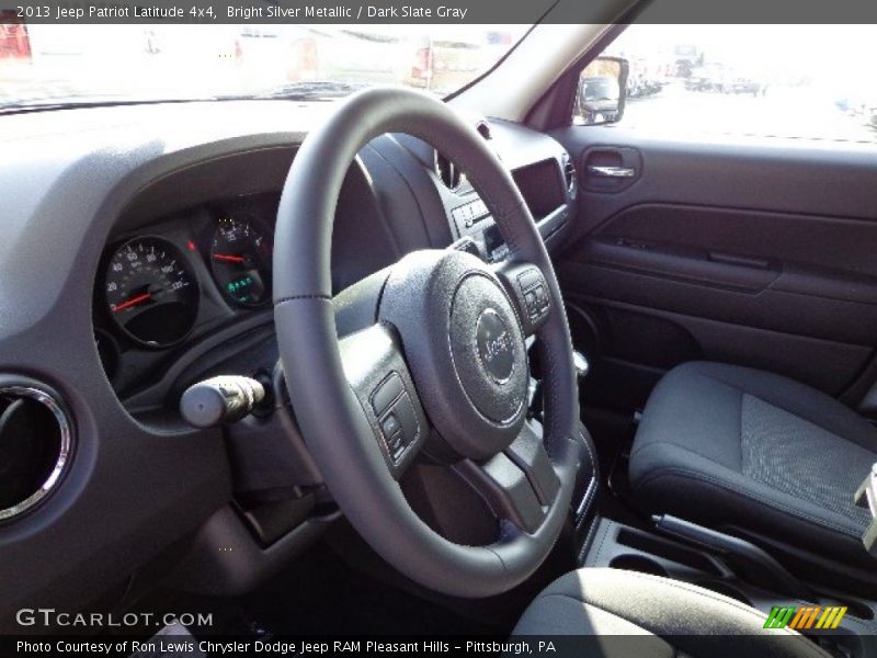 Bright Silver Metallic / Dark Slate Gray 2013 Jeep Patriot Latitude 4x4