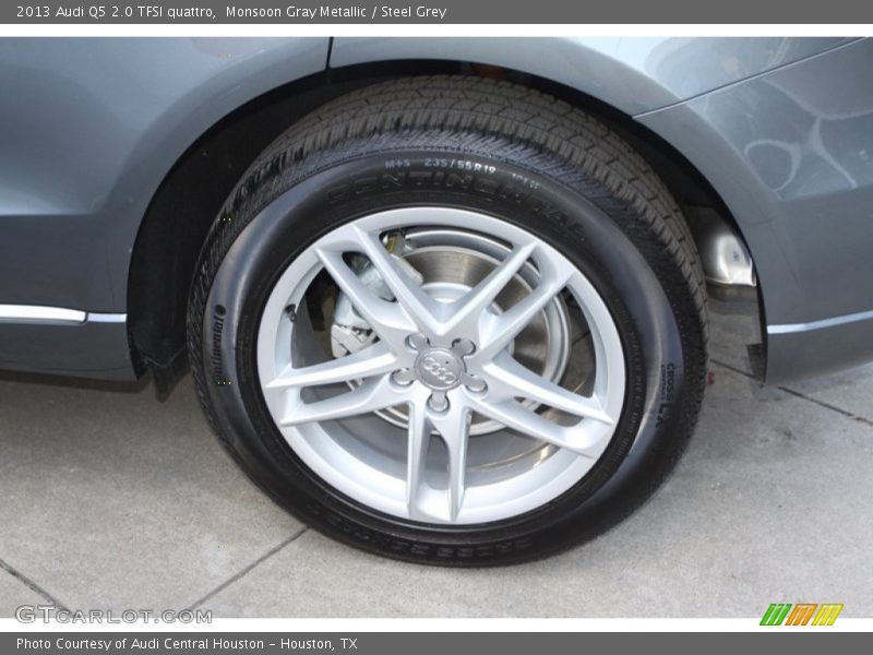 Monsoon Gray Metallic / Steel Grey 2013 Audi Q5 2.0 TFSI quattro