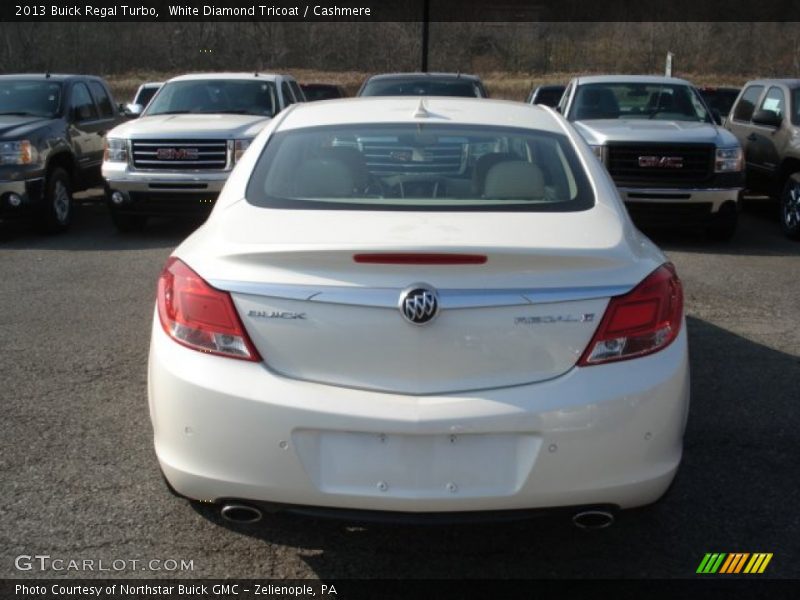 White Diamond Tricoat / Cashmere 2013 Buick Regal Turbo
