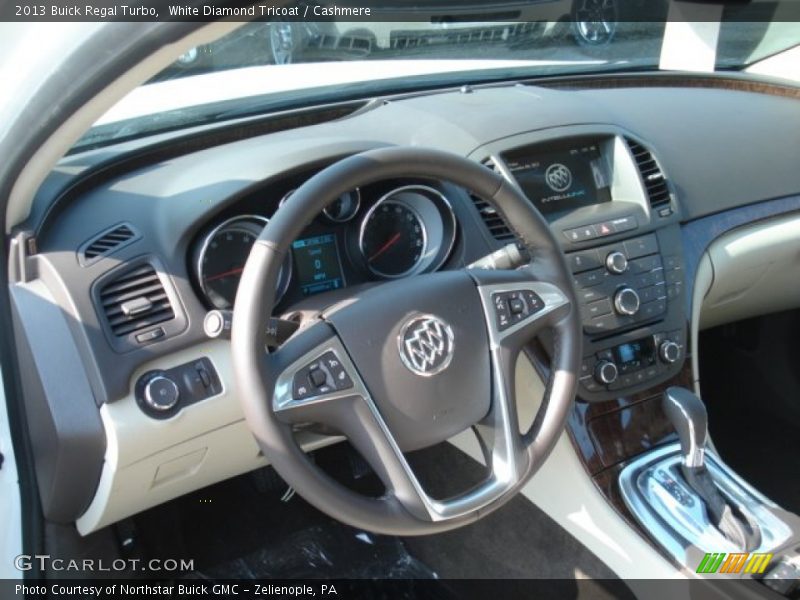 White Diamond Tricoat / Cashmere 2013 Buick Regal Turbo