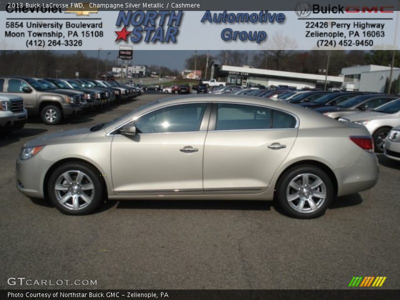 Champagne Silver Metallic / Cashmere 2013 Buick LaCrosse FWD