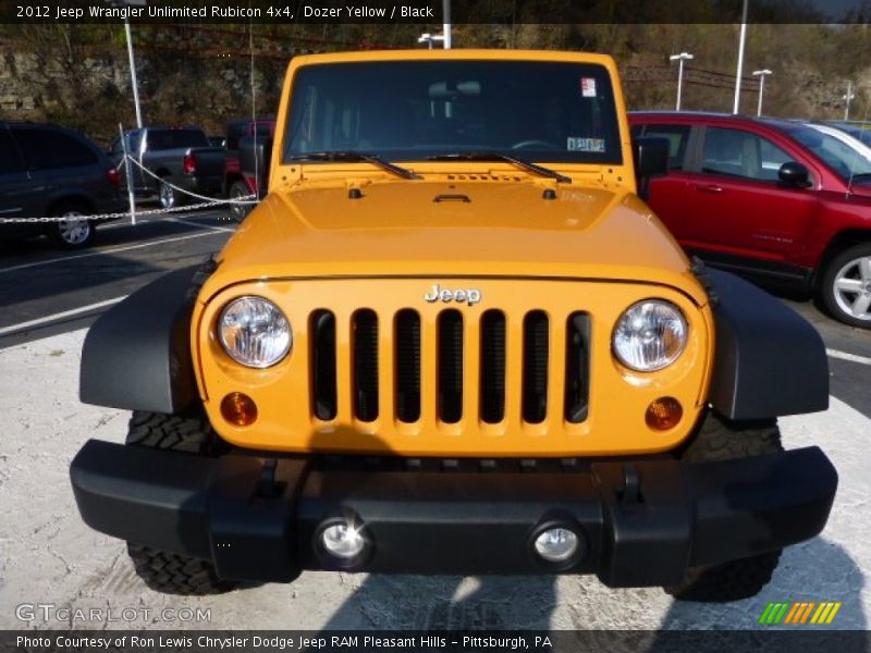  2012 Wrangler Unlimited Rubicon 4x4 Dozer Yellow