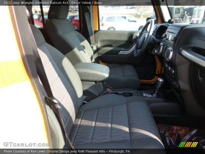 Dozer Yellow / Black 2012 Jeep Wrangler Unlimited Rubicon 4x4