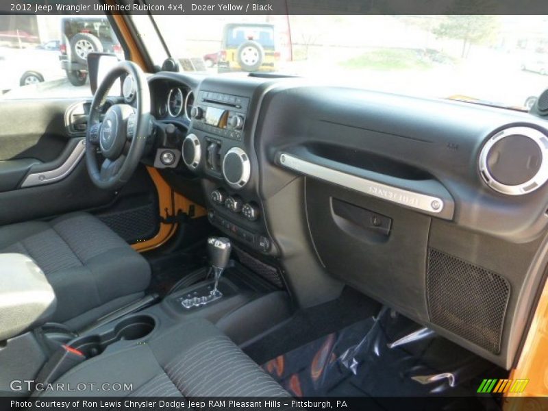 Dozer Yellow / Black 2012 Jeep Wrangler Unlimited Rubicon 4x4