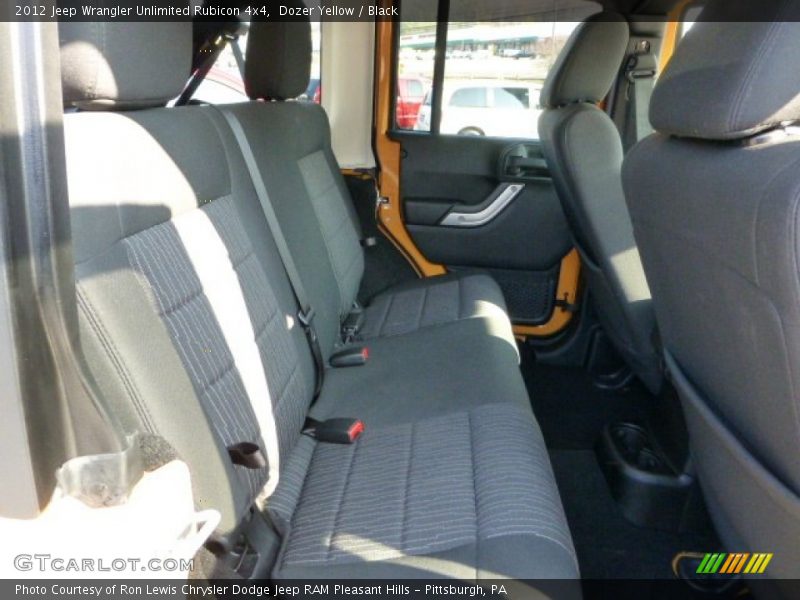 Dozer Yellow / Black 2012 Jeep Wrangler Unlimited Rubicon 4x4