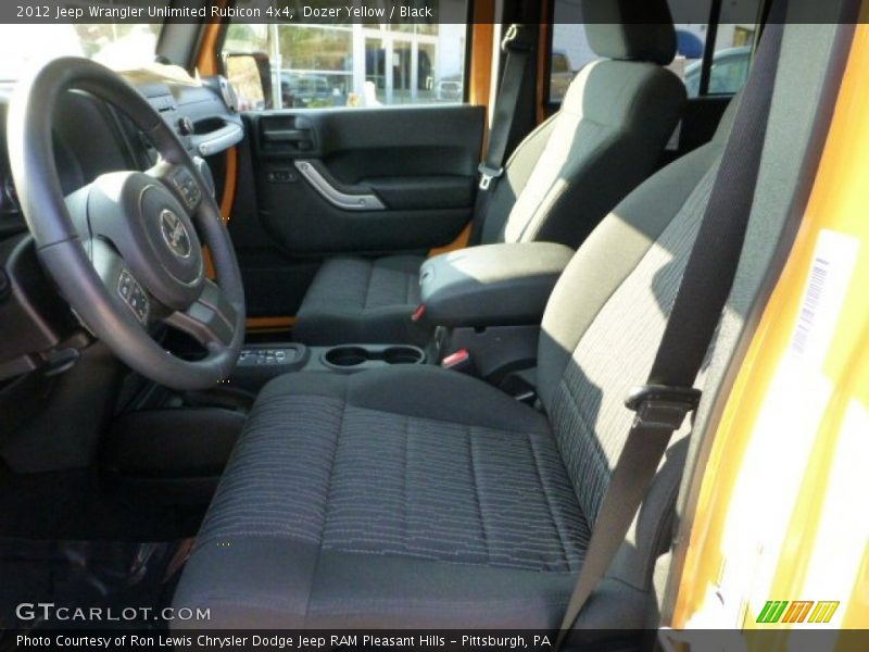 Dozer Yellow / Black 2012 Jeep Wrangler Unlimited Rubicon 4x4