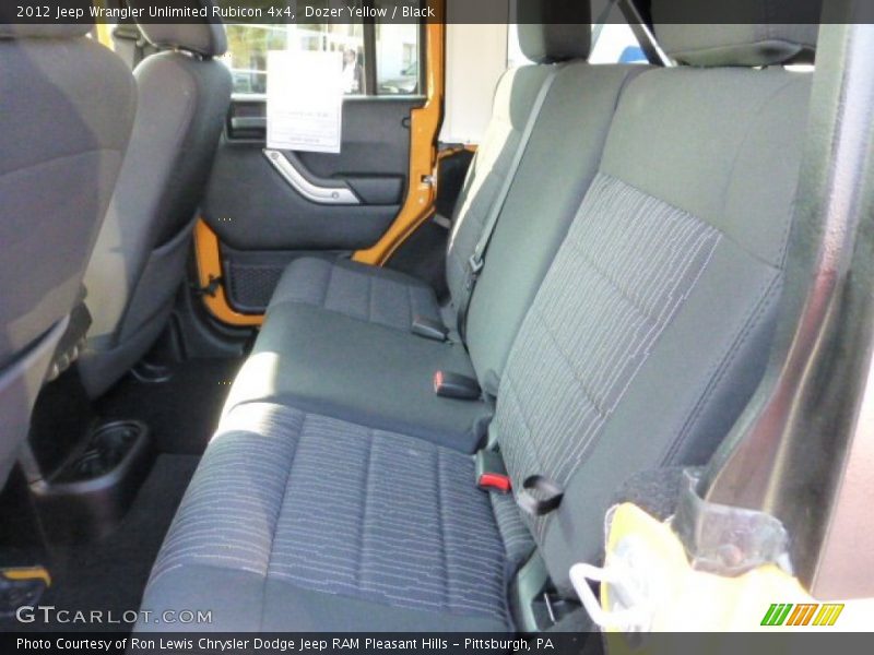 Dozer Yellow / Black 2012 Jeep Wrangler Unlimited Rubicon 4x4