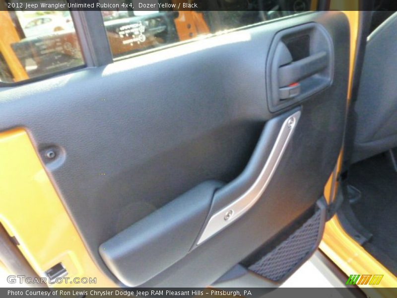 Dozer Yellow / Black 2012 Jeep Wrangler Unlimited Rubicon 4x4