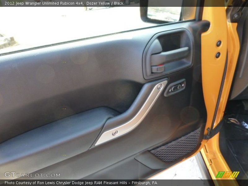 Dozer Yellow / Black 2012 Jeep Wrangler Unlimited Rubicon 4x4