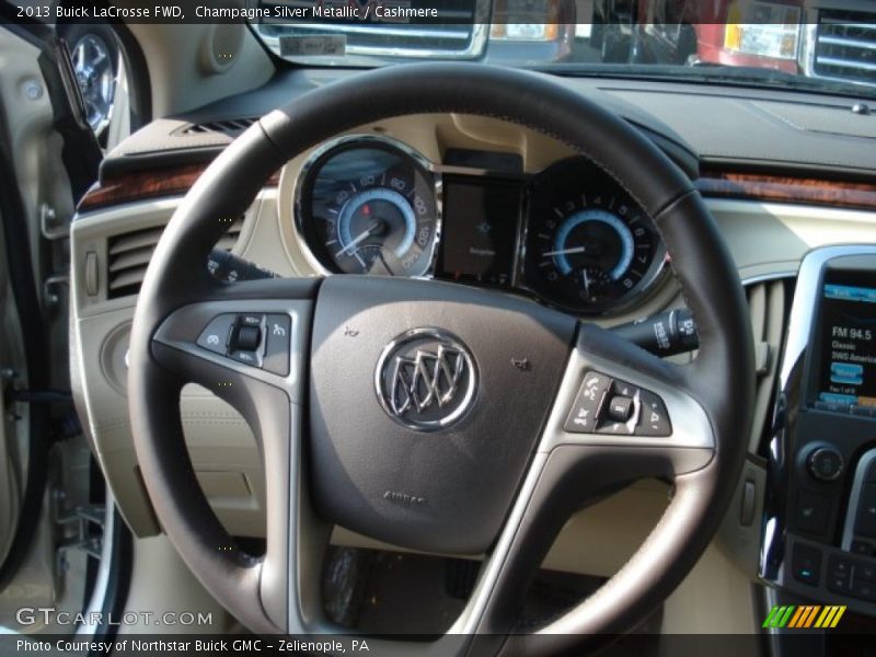 Champagne Silver Metallic / Cashmere 2013 Buick LaCrosse FWD