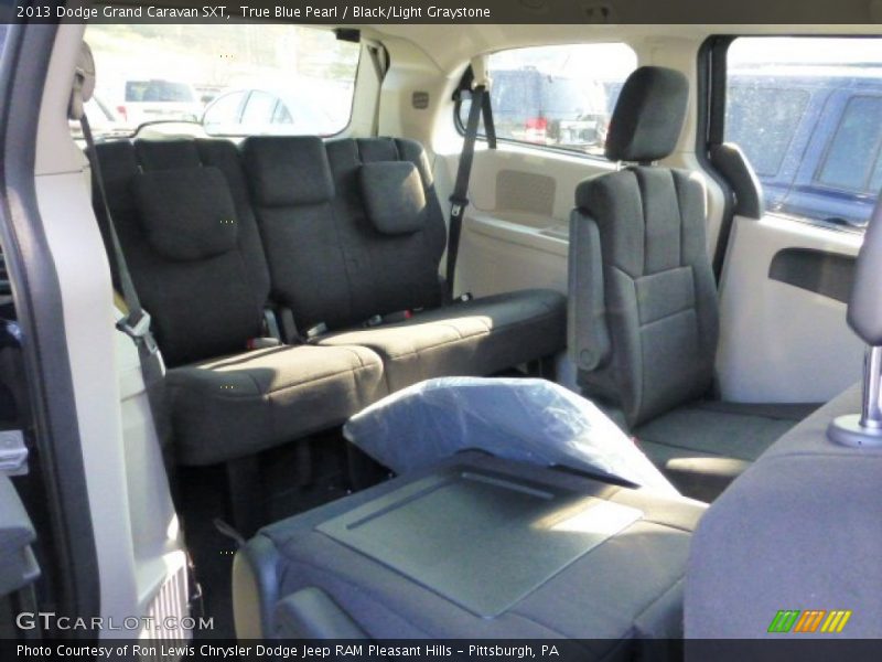 True Blue Pearl / Black/Light Graystone 2013 Dodge Grand Caravan SXT