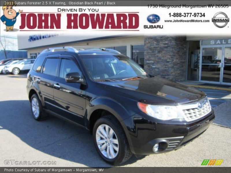 Obsidian Black Pearl / Black 2011 Subaru Forester 2.5 X Touring