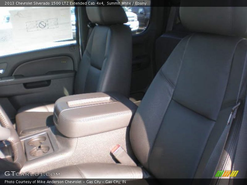 Summit White / Ebony 2013 Chevrolet Silverado 1500 LTZ Extended Cab 4x4