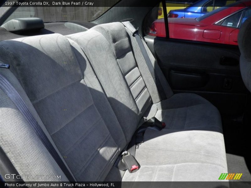 Dark Blue Pearl / Gray 1997 Toyota Corolla DX