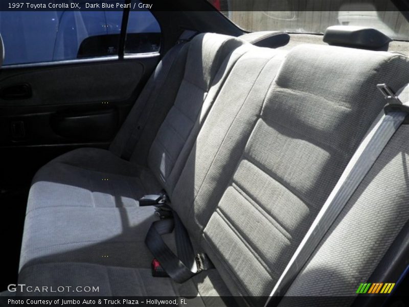 Dark Blue Pearl / Gray 1997 Toyota Corolla DX