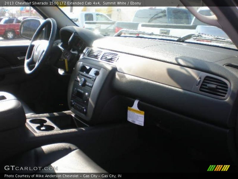 Summit White / Ebony 2013 Chevrolet Silverado 1500 LTZ Extended Cab 4x4