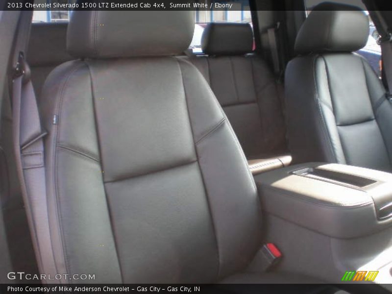 Summit White / Ebony 2013 Chevrolet Silverado 1500 LTZ Extended Cab 4x4
