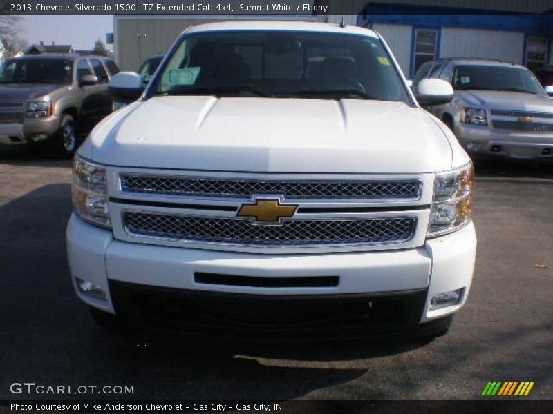 Summit White / Ebony 2013 Chevrolet Silverado 1500 LTZ Extended Cab 4x4