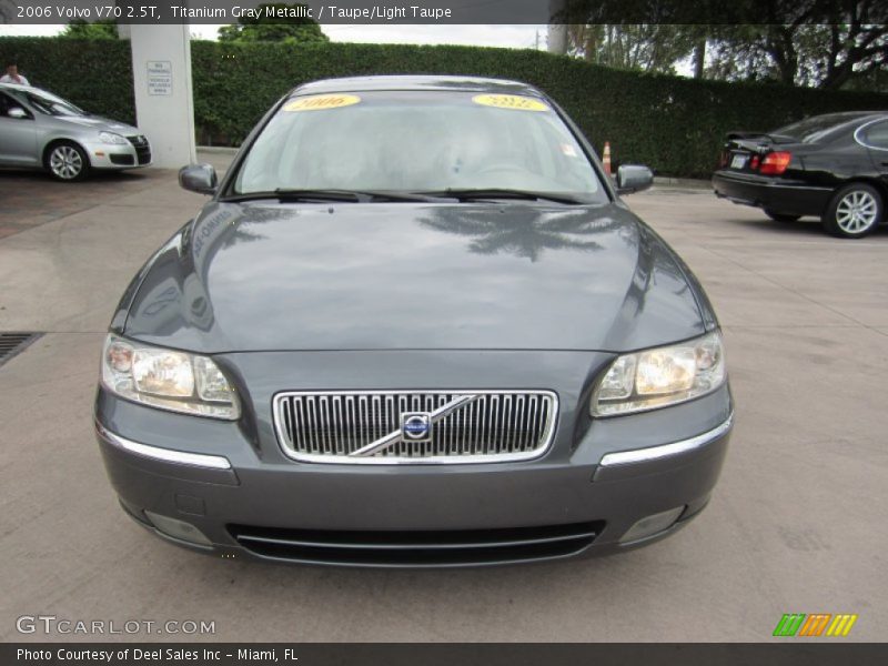 Titanium Gray Metallic / Taupe/Light Taupe 2006 Volvo V70 2.5T