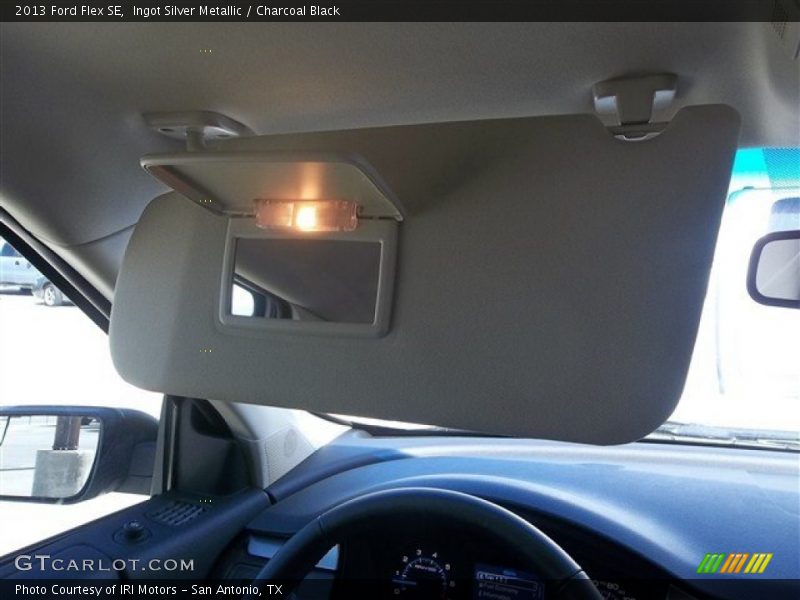 Ingot Silver Metallic / Charcoal Black 2013 Ford Flex SE