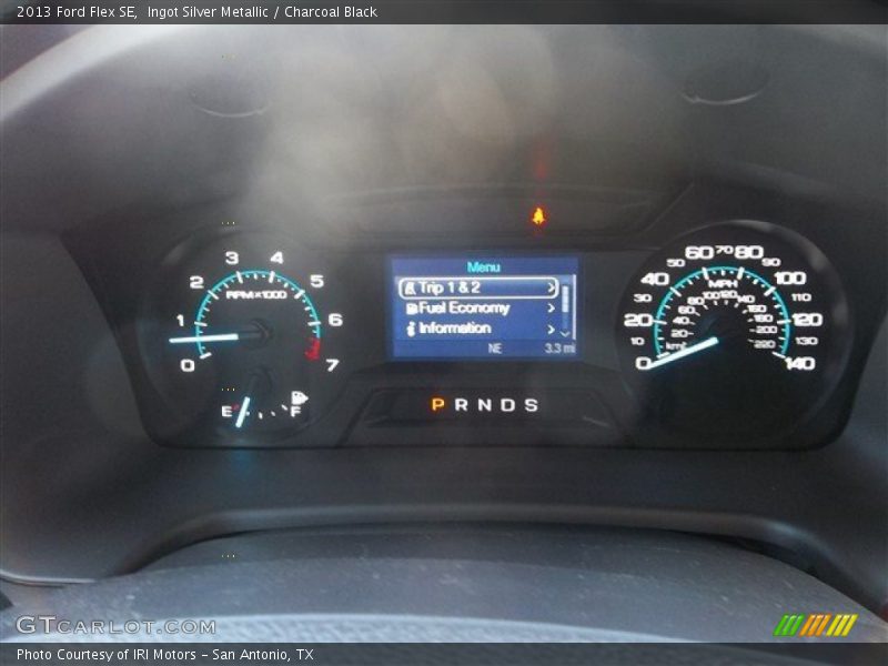 Ingot Silver Metallic / Charcoal Black 2013 Ford Flex SE