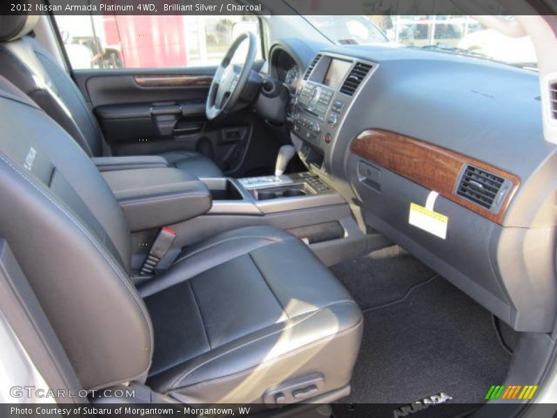 Brilliant Silver / Charcoal 2012 Nissan Armada Platinum 4WD
