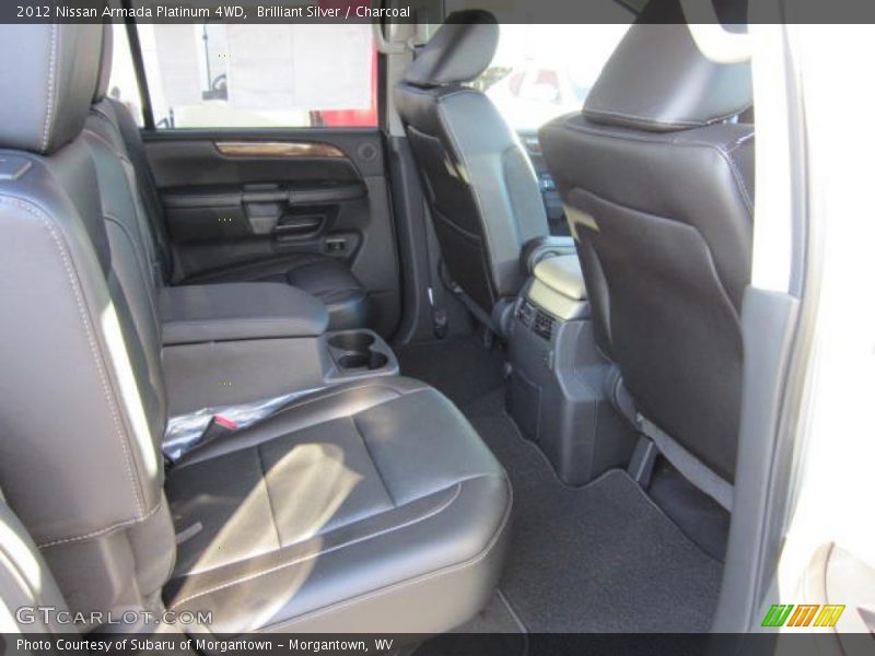 Brilliant Silver / Charcoal 2012 Nissan Armada Platinum 4WD