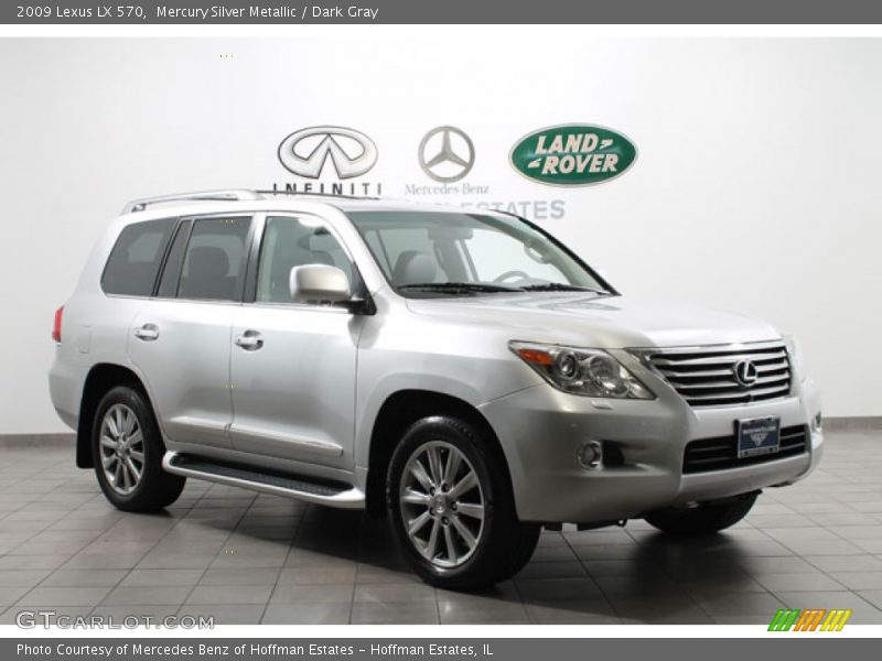 Mercury Silver Metallic / Dark Gray 2009 Lexus LX 570