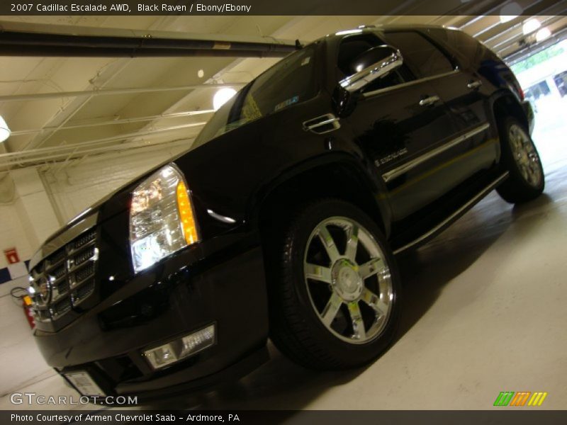 Black Raven / Ebony/Ebony 2007 Cadillac Escalade AWD