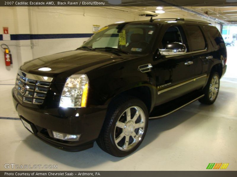 Black Raven / Ebony/Ebony 2007 Cadillac Escalade AWD